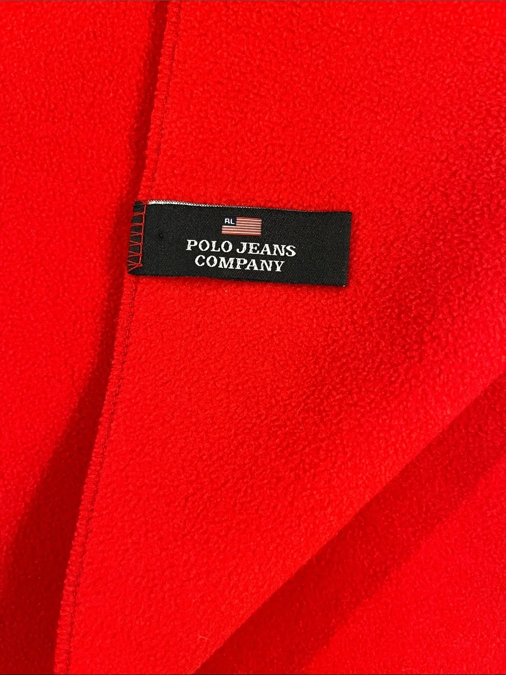 Ralph Lauren Red Men's Knit Scarf